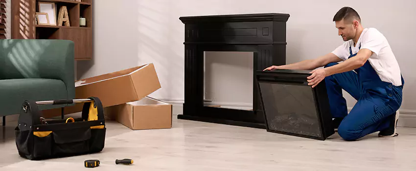 Old Rusted Metal Fireplace Repair And Replacement in Commerce City, CO